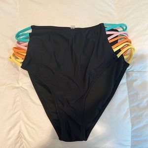 High waisted bikini bottoms
